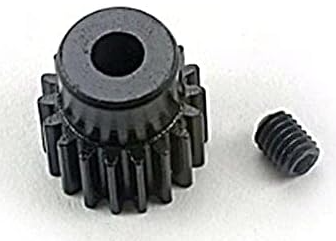 Gear 18T pinion, 48 pitch met setscrew