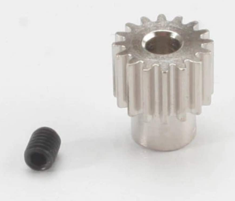 Gear 16T pinion, 48 pitch met setscrew