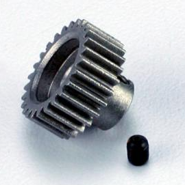 Gear 26T pinion, 48 pitch met setscrew