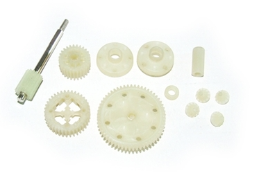 Spur gear + diff gears assembly + slipper clutch assenbly