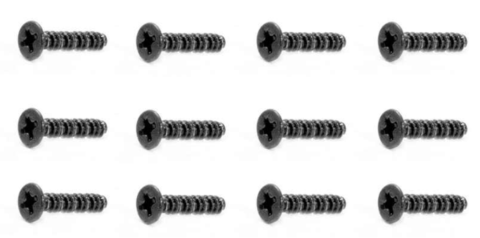 Counter sunk self tapping screw 2,6 x 10 mm (12 st in verpakking)