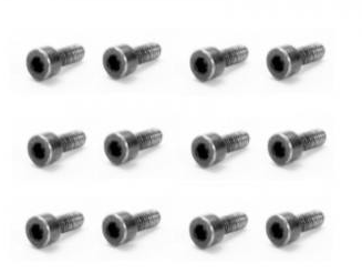 Cap head screws 2 x 6 mm (12 st in verpakking)