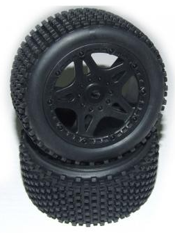 Rear wheels complete dune racer (2 st in verpakking)