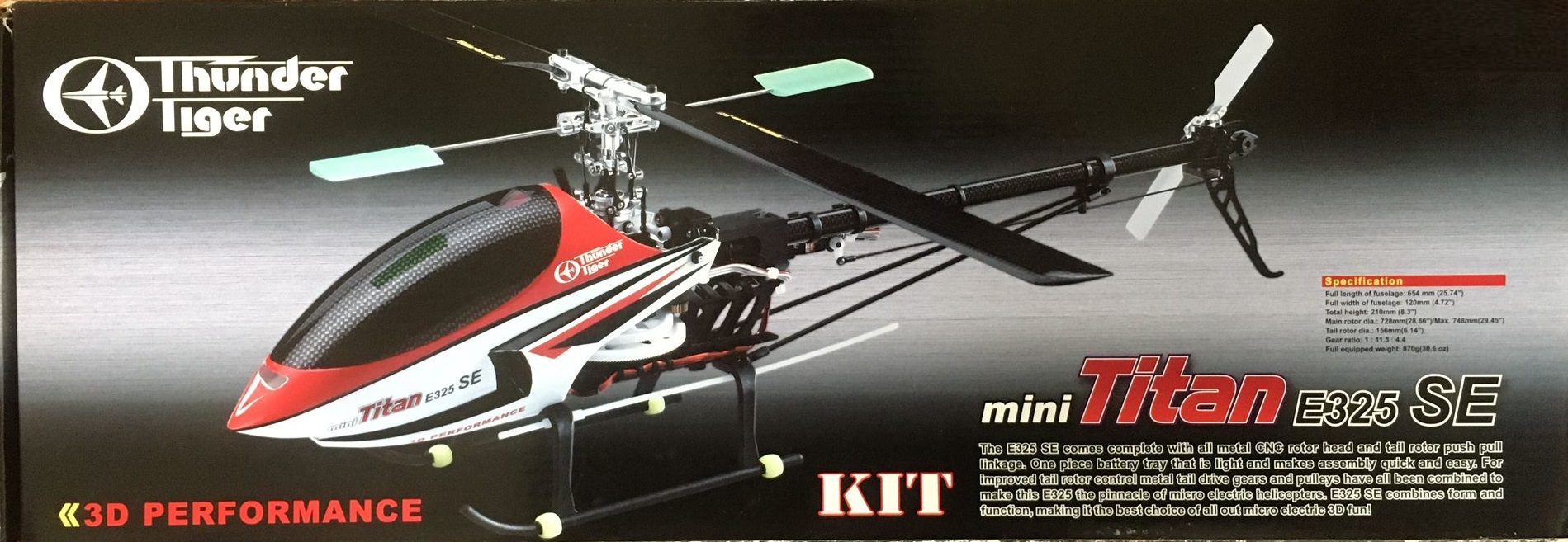 Mini Titan E325 3D (KIT compleet)