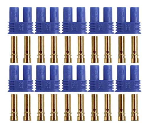 Stekker EC2 female (10 st in verpakking)