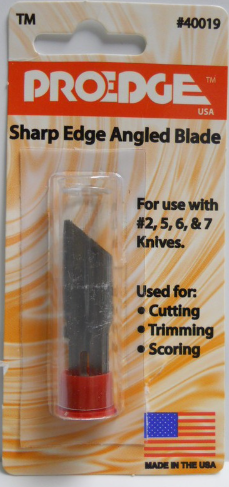 Mes blad sharp edge (5 st in verpakking)